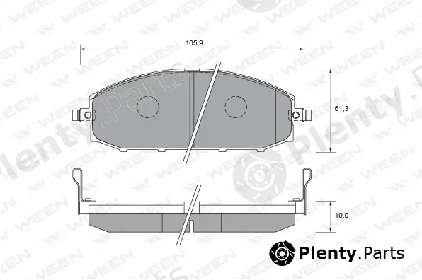 Ween 151-2211 — Brake Pad Set, disc brake