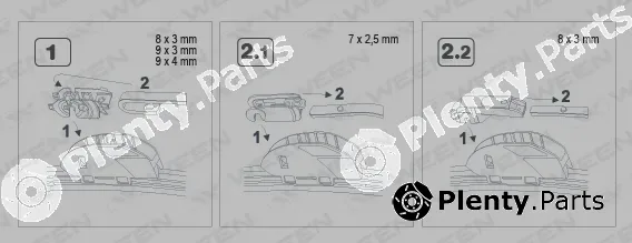 Ween 100-6014 — Wiper Blade Shimo