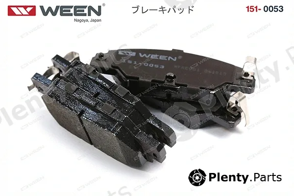 Ween 151-0053 — Brake Pad Set, disc brake