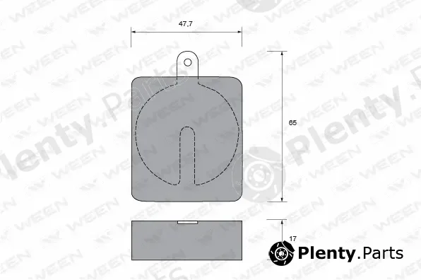 Ween 151-1402 — Brake Pad Set, disc brake