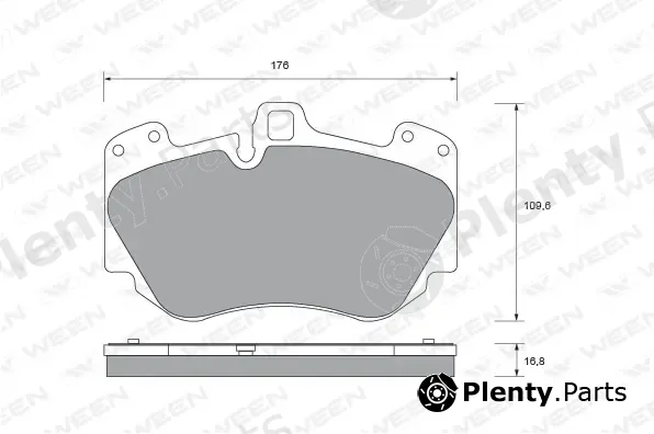 Ween 151-1817 — Brake Pad Set, disc brake
