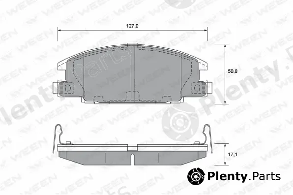 Ween 151-2160 — Brake Pad Set, disc brake