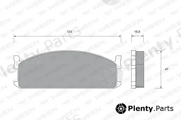 Ween 151-2365 — Brake Pad Set, disc brake
