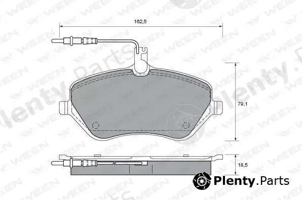 Ween 151-1972 — Brake Pad Set, disc brake