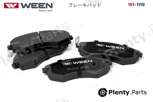 Ween 151-1119 — Brake Pad Set, disc brake