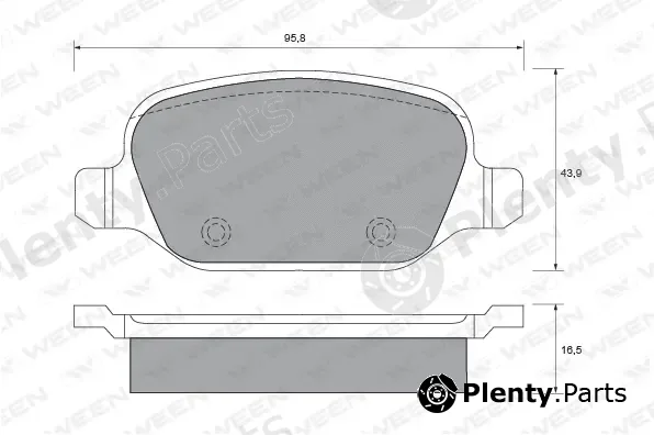Ween 151-1919 — Brake Pad Set, disc brake