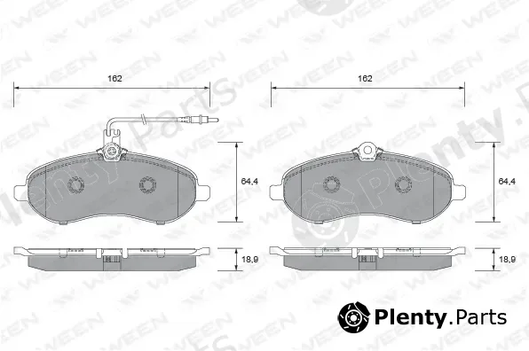 Ween 151-2651 — Brake Pad Set, disc brake