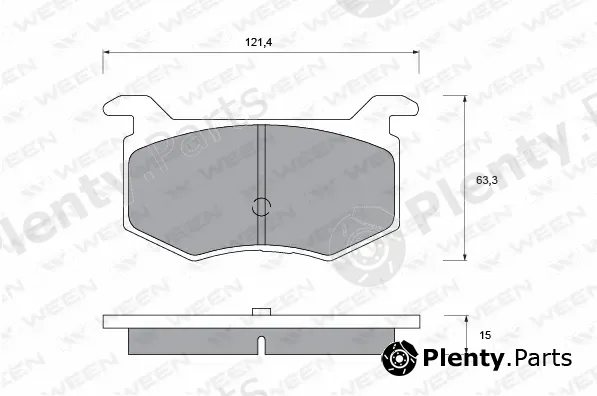 Ween 151-2608 — Brake Pad Set, disc brake