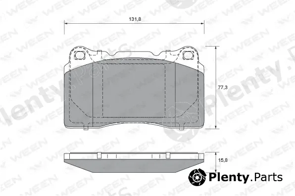 Ween 151-1982 — Brake Pad Set, disc brake