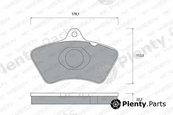 Ween 151-1068 — Brake Pad Set, disc brake