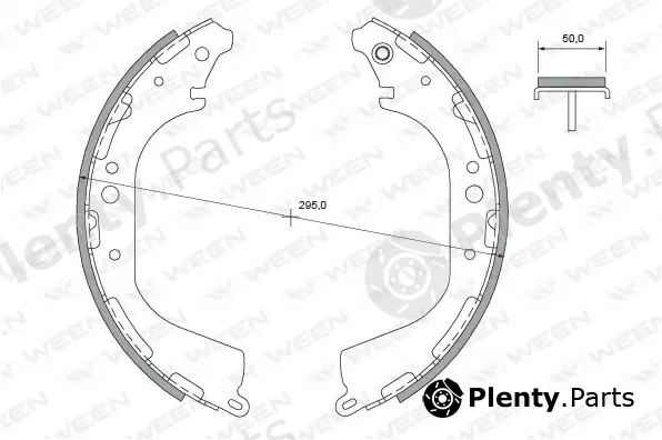 Ween 152-2394 — Brake Shoe Set