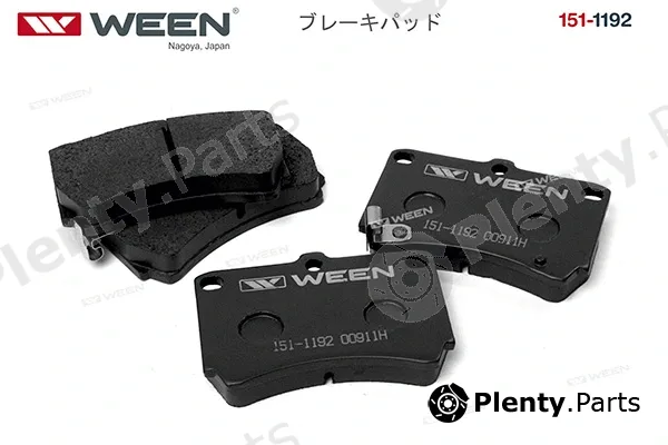 Ween 151-1192 — Brake Pad Set, disc brake