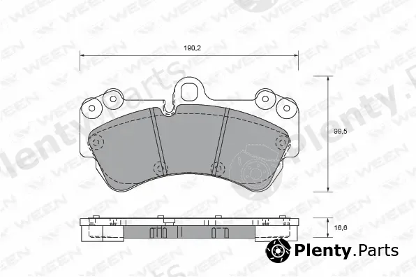 Ween 151-2652 — Brake Pad Set, disc brake