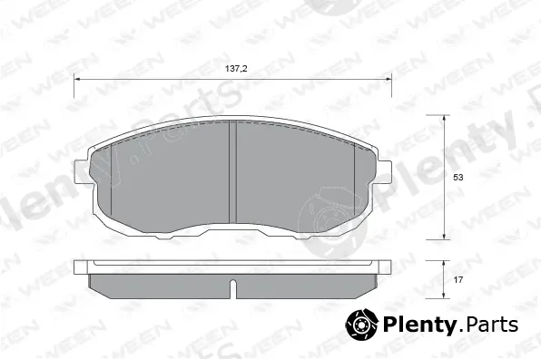 Ween 151-2353 — Brake Pad Set, disc brake