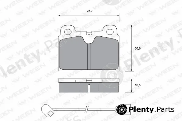 Ween 151-1394 — Brake Pad Set, disc brake