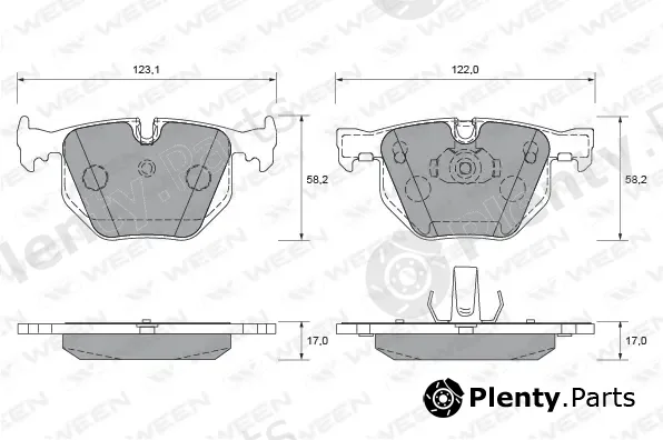 Ween 151-2328 — Brake Pad Set, disc brake