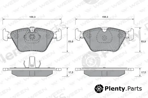 Ween 151-1991 — Brake Pad Set, disc brake