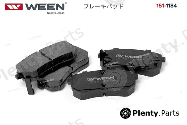 Ween 151-1184 — Brake Pad Set, disc brake