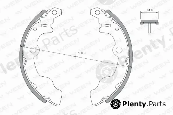 Ween 152-2111 — Brake Shoe Set