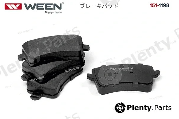 Ween 151-1198 — Brake Pad Set, disc brake
