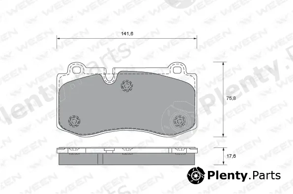 Ween 151-1884 — Brake Pad Set, disc brake