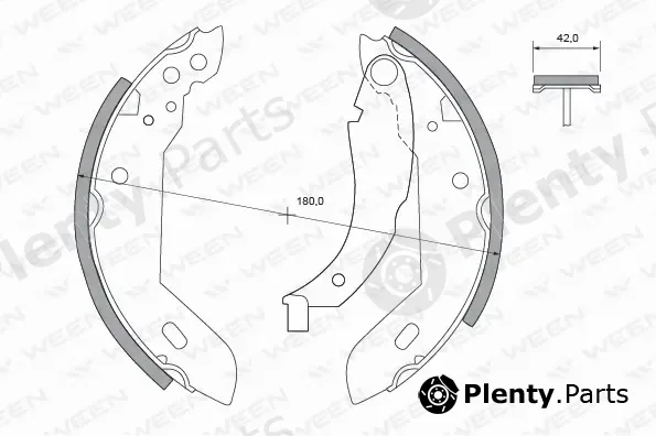 Ween 152-2269 — Brake Shoe Set