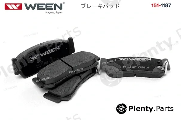 Ween 151-1187 — Brake Pad Set, disc brake