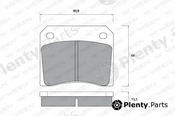 Ween 151-1085 — Brake Pad Set, disc brake