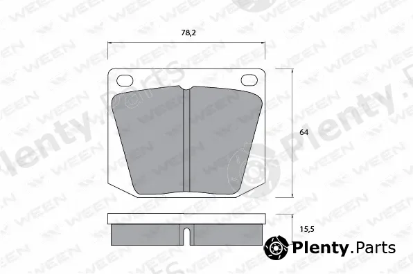 Ween 151-1081 — Brake Pad Set, disc brake