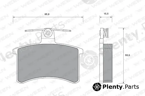 Ween 151-1450 — Brake Pad Set, disc brake