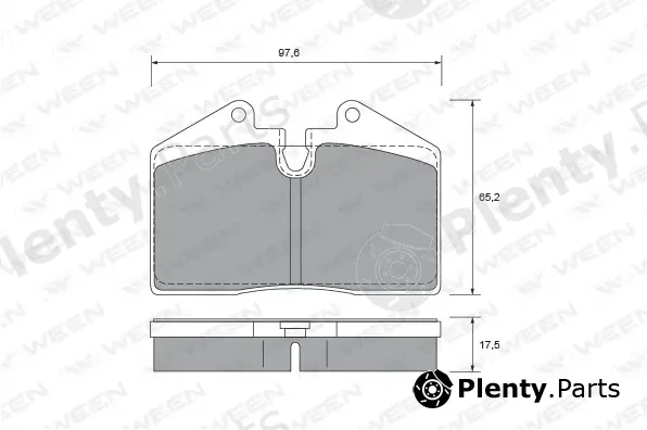 Ween 151-2382 — Brake Pad Set, disc brake