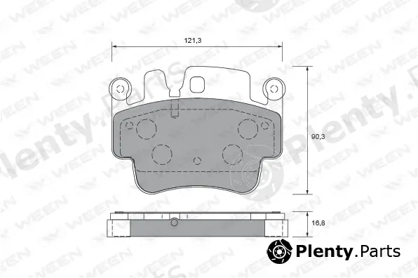 Ween 151-2669 — Brake Pad Set, disc brake
