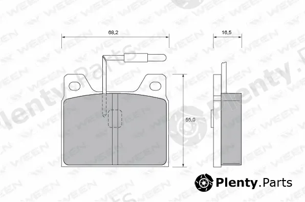 Ween 151-1949 — Brake Pad Set, disc brake