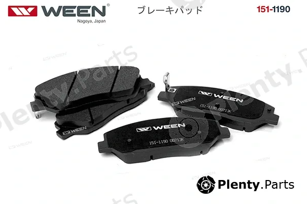 Ween 151-1190 — Brake Pad Set, disc brake