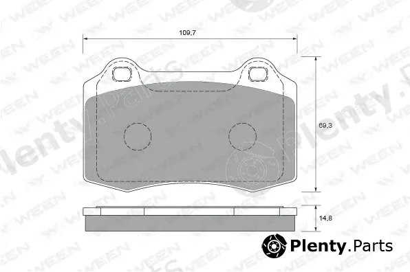 Ween 151-1913 — Brake Pad Set, disc brake
