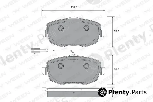 Ween 151-2641 — Brake Pad Set, disc brake