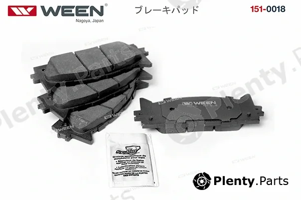 Ween 151-0018 — Brake Pad Set, disc brake