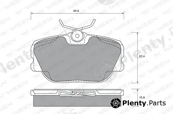 Ween 151-2461 — Brake Pad Set, disc brake