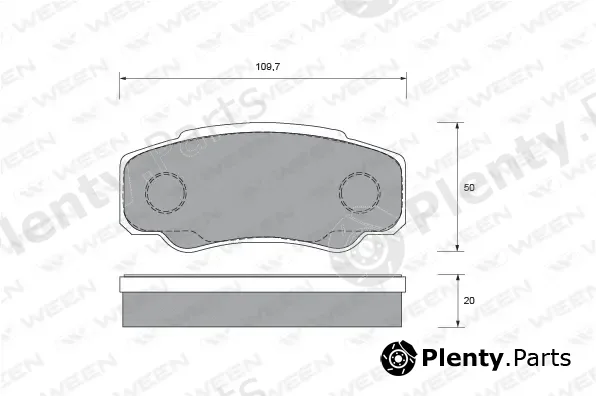 Ween 151-1920 — Brake Pad Set, disc brake