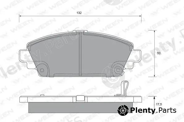 Ween 151-2182 — Brake Pad Set, disc brake