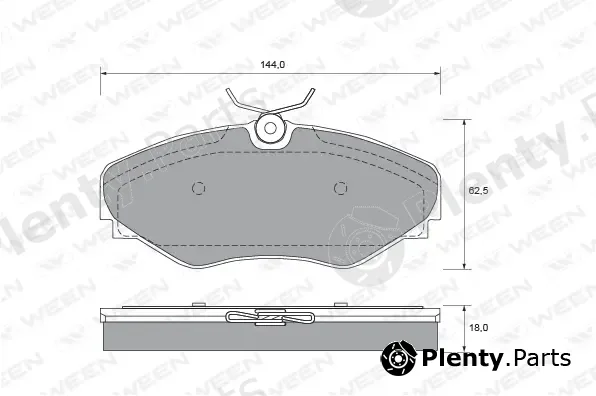Ween 151-1959 — Brake Pad Set, disc brake