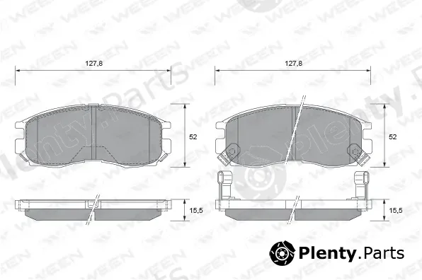 Ween 151-2146 — Brake Pad Set, disc brake