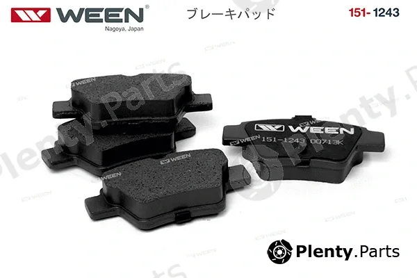 Ween 151-1243 — Brake Pad Set, disc brake