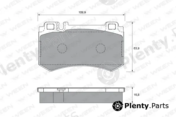 Ween 151-1936 — Brake Pad Set, disc brake