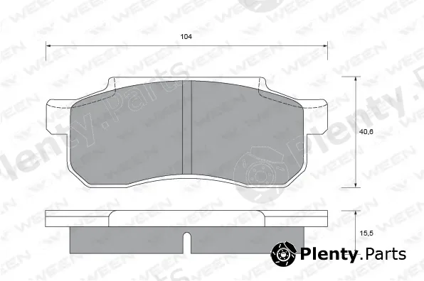 Ween 151-2377 — Brake Pad Set, disc brake