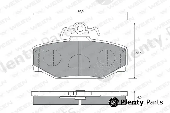 Ween 151-1826 — Brake Pad Set, disc brake