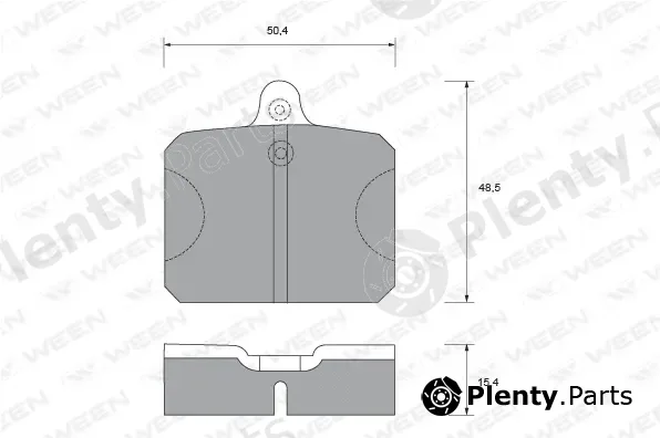 Ween 151-2100 — Brake Pad Set, disc brake