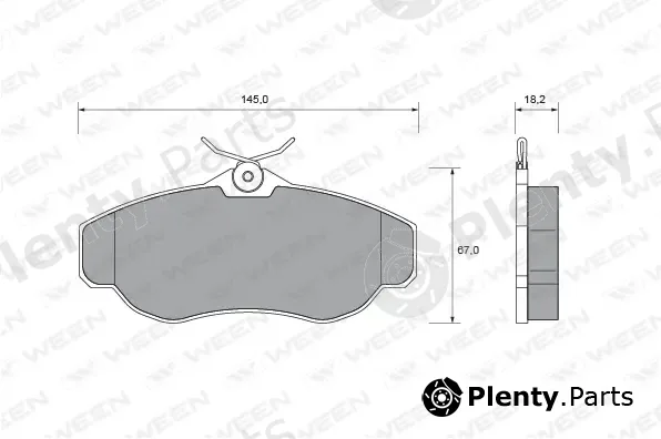 Ween 151-1679 — Brake Pad Set, disc brake
