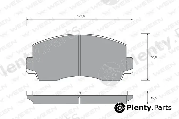 Ween 151-1457 — Brake Pad Set, disc brake
