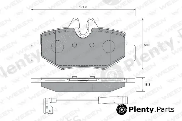 Ween 151-1977 — Brake Pad Set, disc brake